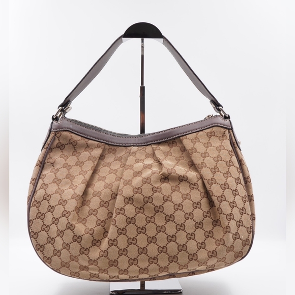 AF54❤️Gucci GG  Monogram Canvas Sukey hobo - Picture 6 of 15